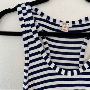 JCrew racer back maxi dress